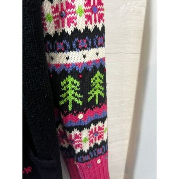 Quacker Factory Womens Christmas Sweater Small - Picture 4 of 7